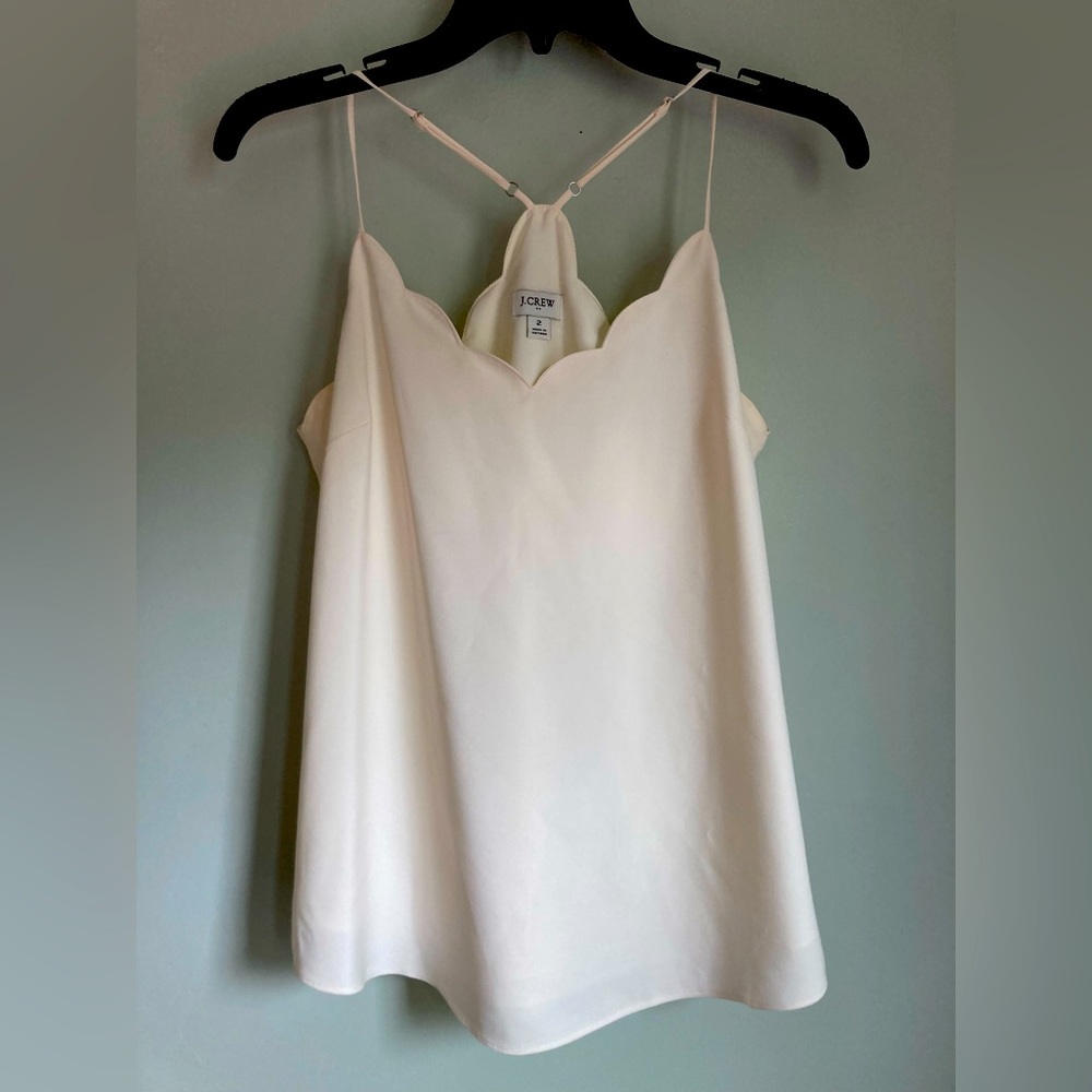 Size 2 J Crew Ivory blouse
